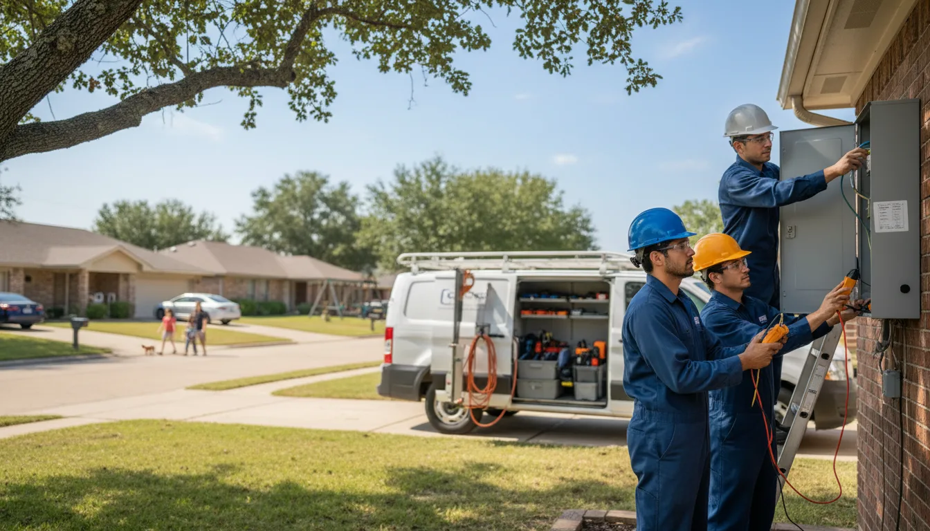 Certified electrician providing emergency electrical services in Katy, TX